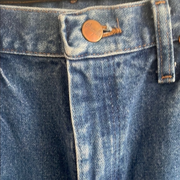 Wrangler Blue Straight Jeans Classic Style western - Picture 5 of 8